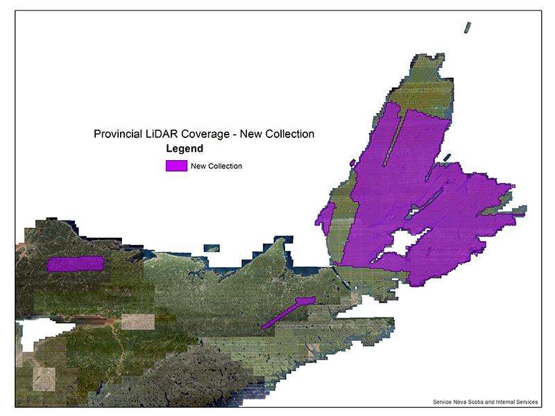 New LiDAR coverage from 2018