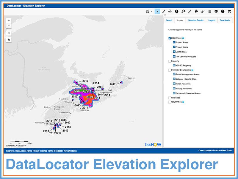 DataLocator Elevation Explorer