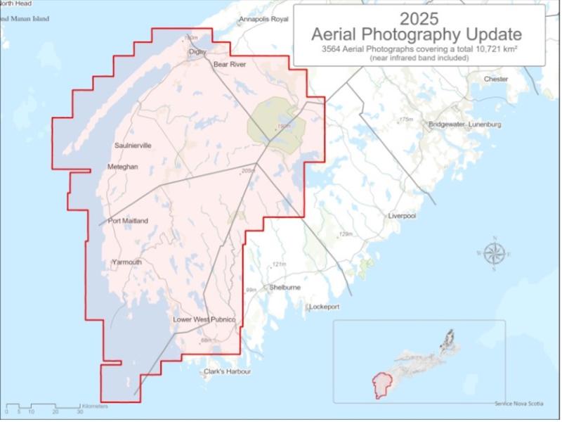 Overview of available 2025 Aerial Photography