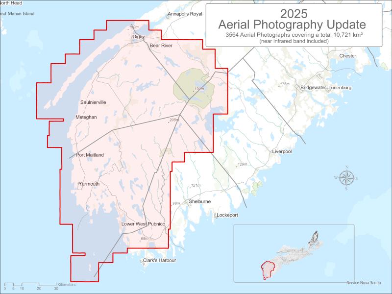Overview of available 2025 Aerial Photography